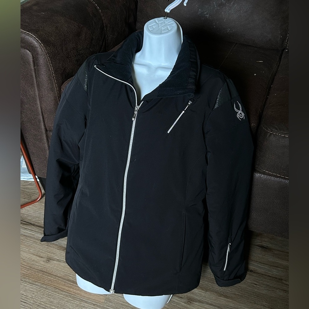 Spyder Woman Insulated Black Jacket